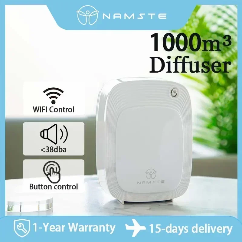 Home Fragrance Logo - Namste 1000m³ Aroma-Diffusor mit 200ML Kapazität